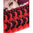 thumbnail image 1 of Strip Lashes Allureza Red Box 80D Volumen 7 pares impermeables, 1 of 6