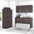 thumbnail image 1 of Pemberly Row Ensemble de Rangement Modulaire pour Garde-Robe de 5 Pcs avec Armoires en Gris Orage, 1 of 8