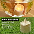 thumbnail image 4 of HL Rechargeable Tea Light Candles with Remote Timer,LED Tea Lights Candles Battery Operated,Waterproof Flameless Candles for Home Decor Seasonal Decor,100Hours,Amber,12Pack, 4 of 7
