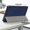 thumbnail image 6 of EpicGadget Case for Amazon Fire 7 (12th Generation, 2022 Released) - Lightweight Tri-fold Stand Auto Wake/Sleep Folio Cover Case + 1 Screen Protector and 1 Stylus (Navy Blue), 6 of 7