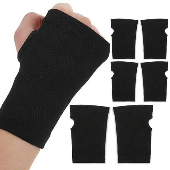 3 Pairs Palm Brace Wrist Support Sleeves,everyday Use Wrist Brace,compression Carpal Tunnel For Wrist Pain Relief,fitness Sports Glove,wrist Brace For Men And Women