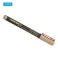 thumbnail image 3 of Uxcell Metallic Marker Pens, 6 Pack Paint Pens Medium Point Colored Markers Art Marker Pen, Brown, 3 of 6