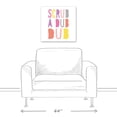 thumbnail image 3 of Creative Products Scrub A Dub Dub Pink 20x20 Canvas Wall Art, 3 of 5