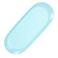 thumbnail image 2 of Bandeja de almacenamiento ovalada, bandeja de baño, bandeja para herramientas de uñas, plato grande, bandeja de joyería de acero inoxidable, bandeja Azul Yinane Bandeja Ovalada, 2 of 7