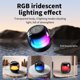 thumbnail image 4 of Altavoz Bluetooth con giroscopio, altavoz portátil con luz ambiental RGB, subwoofer de alta belleza para exteriores, altavoz Bluetooth de plástico., 4 of 6