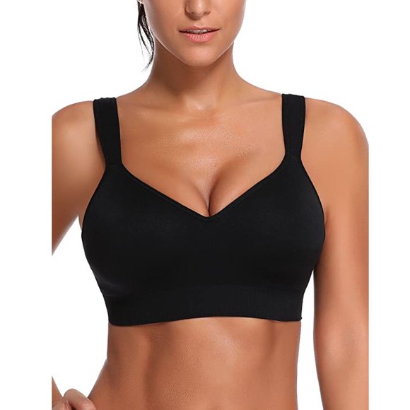 Meichang Soutiens-gorge de Sport Convertibles Sans Coutures pour Femmes, Soutien Élevé, Soutien-Gorge d'Entraînement Sans Armatures, Soutien-Gorge de Yoga, Exercice, Gym, Mise en Forme