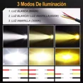 thumbnail image 4 of 2pzs Faros Auxiliares 3 Modos Doble Color Led Para Auto Moto, 4 of 8