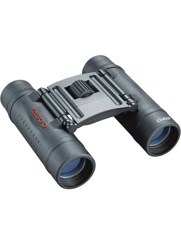 Tasco Essentials 10x25mm Roof Prism Binoculars (Charcoal)