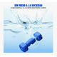 thumbnail image 4 of Par Mancuernas 2 Kilos Mate Para Ejercicio Pilates Yoga Gym color azul, 4 of 4