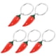 thumbnail image 5 of GOOHOCHY 5 llaveros colgantes para fiestas, llaveros de simulación de chile, adornos para llaves., 5 of 7