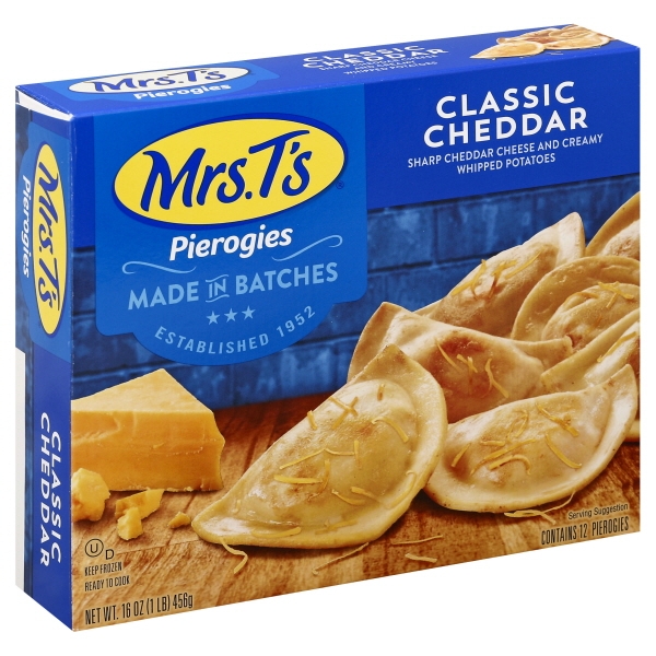 Mrs. T's Pierogies Classic Cheddar, 16.0 OZ