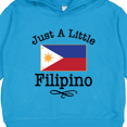 thumbnail image 3 of Inktastic Just a Little Filipino Toddler Hoodie, 3 of 4
