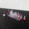 thumbnail image 4 of Soporte para esmalte de uñas Isaac Jacobs, acrílico transparente, 12 compartimentos, 4 of 4