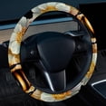 thumbnail image 2 of Honeybee 14.5 Inch Printing PVC Leather Car Wheel Covers Steering Wheel Covers Auto Accessories, 2 of 6