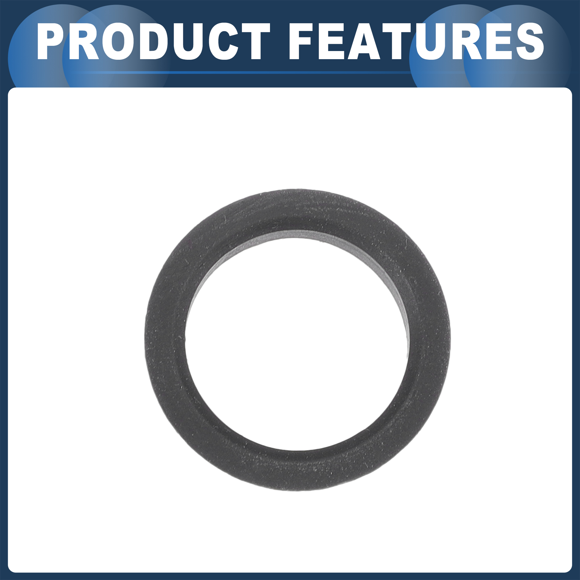 Unique Bargains Parking Reverse Sensor Ring for BMW 128i 2008-2013 Black 10Pcs
