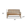 thumbnail image 2 of 60" Teak Solid Wood Garden Bench, 2 of 7