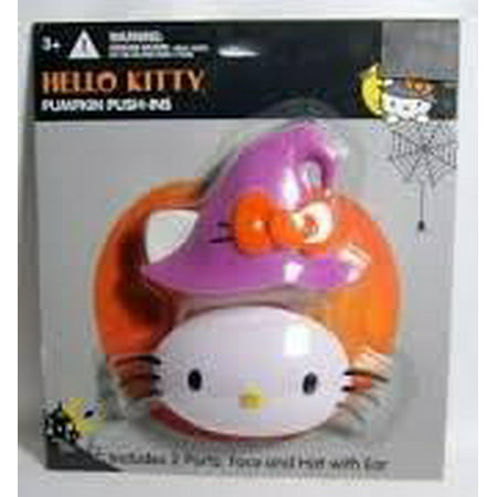 Hello Kitty Sanrio Pumpkin Push ins Witch