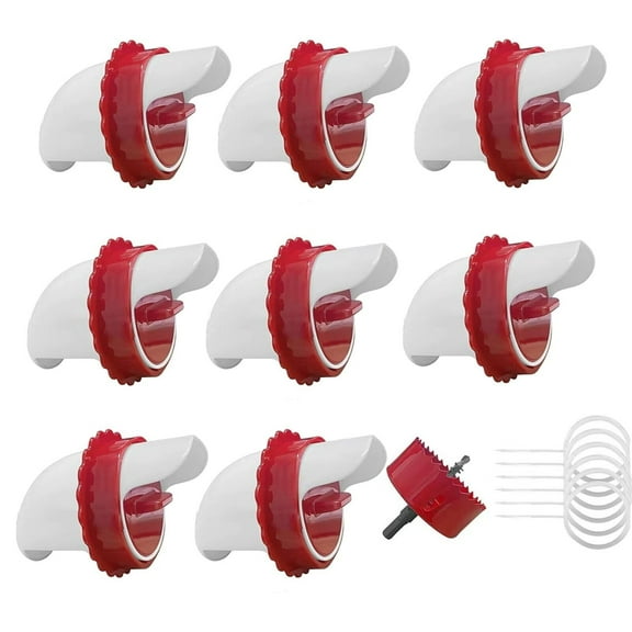 8PCSAutomatic Chicken Feeder - Weatherproof, Insect-proof, Easy to Install