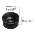 thumbnail image 2 of Unique Bargains Guitar Control Knobs Speed Volume Control Knobs 6x26x12mm Musical Instrument Parts Replacement Black 4 Pack, 2 of 5