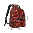 thumbnail image 2 of Xecao Tomato Travel Backpack: A spacious, stylish computer backpack ideal for men and women, perfect for college, school, or daily travels, 2 of 6