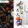 thumbnail image 4 of 7-Tier Heavy-Duty Freestanding Sports Storage Rack – Indoor/Outdoor Organizer for Balls, Bats, Rackets, & Gear (Garage, Gym, School), 4 of 6