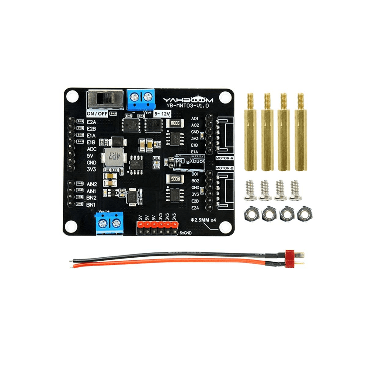 T8236 DualChannel DC Motor Drive Module Robot Car Electronic Design