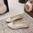 thumbnail image 5 of Viluyesy Womens Ballet Flats, Shallow Comfortable Slip-On Casual Dressy Work Office Shoes Beige US7.5, 5 of 7