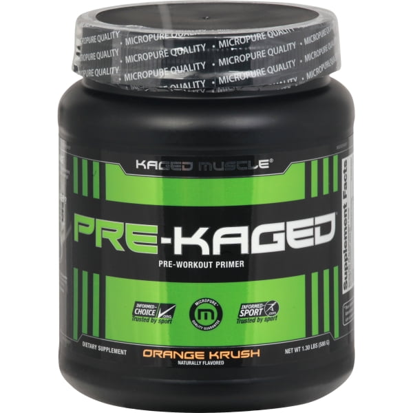 Kaged Muscle Pre-Kaged Pre-Workout Primer Orange Krush 1 30 lb 588 g ...