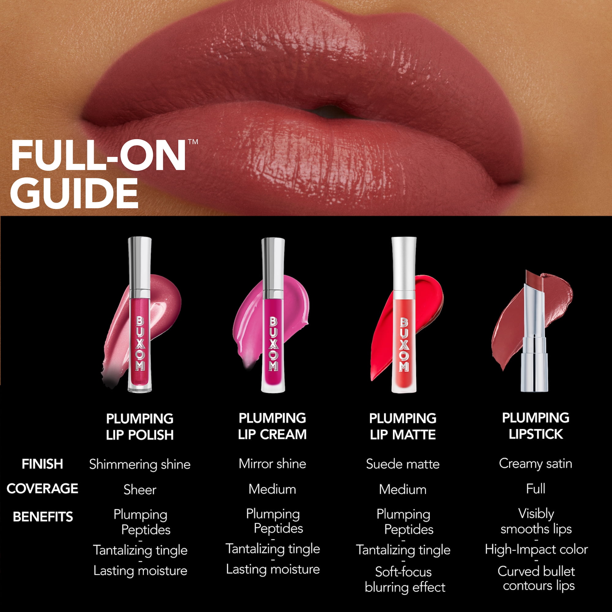 Buxom Full-On™ Satin Lipstick, Dolly Doll