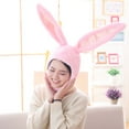 thumbnail image 2 of Bonnet Cosplay Fête d'Halloween Femmes Filles Oreilles de Lapin Longues, 2 of 8