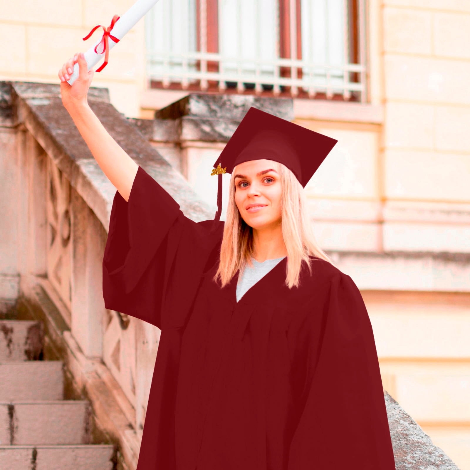 PMVFHDE Graduation Attire for Women and Men Adult College Completion Gown  with Tassel Cap Set for Commencement ,51 - Walmart.com
