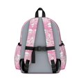 thumbnail image 3 of Kawaii Cat and Tea Pink Pattern Cute School Backpack with Padded Back and Adjustable Shoulder Straps 13.4"x11"x4.7", 3 of 5