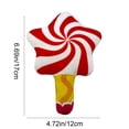 thumbnail image 3 of Btomtd Colorful Lollipop Squeaky Pet Toy Soft Crystal Fabric Lightweight Squeak And Crinkle Sounds For Small Dogs And Cats, 3 of 7