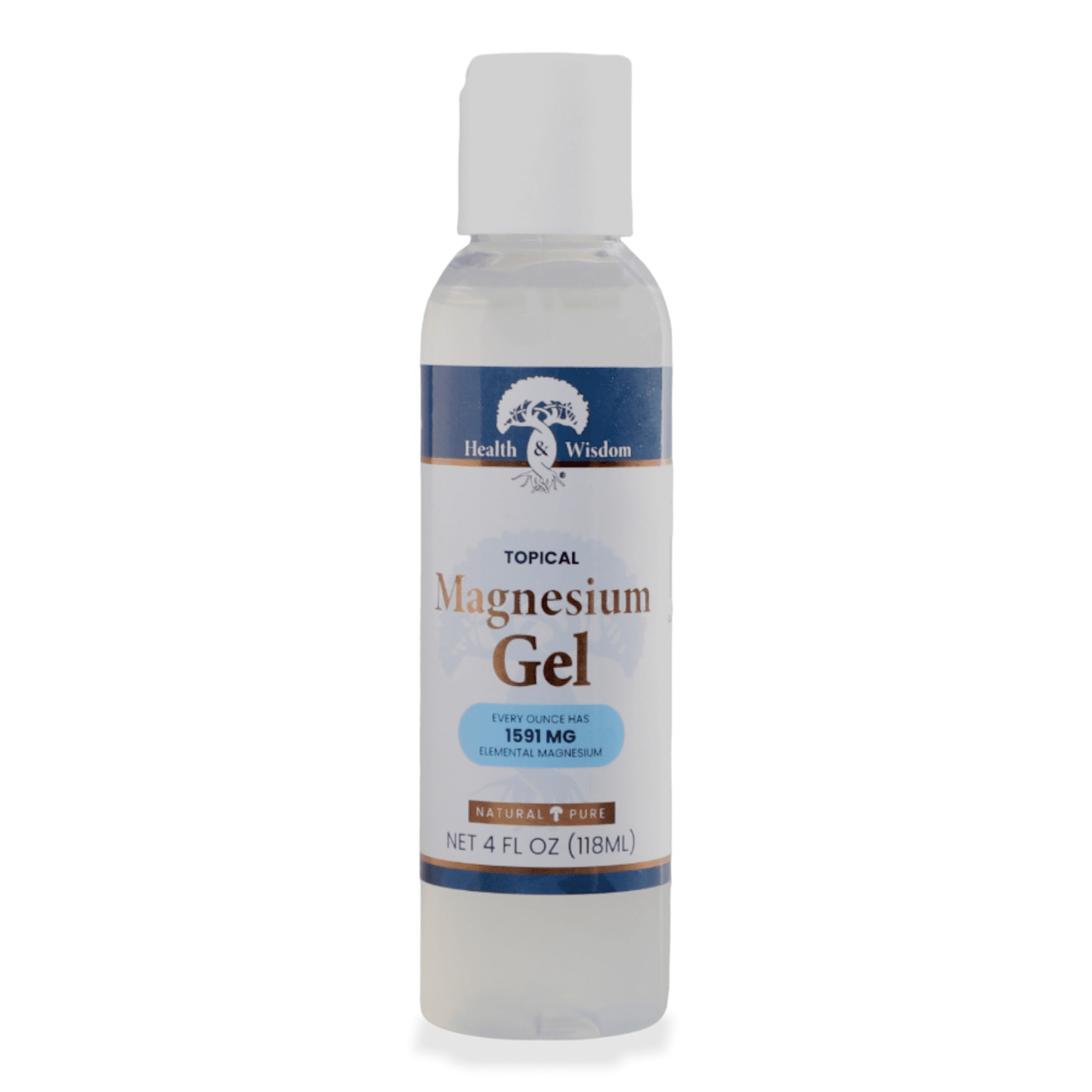 Health and Wisdom Magnesium Gel with Seaweed Extract 4 fl. oz