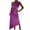 Womens Purple Dresses, variant on Women's One Shoulder Ruffle Dress Rose Flower Pleated Bodycon Draped Party Midi Dresses Green 4