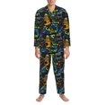 thumbnail image 3 of Balery Off-Road Vehicle Pijama para Hombre de Dos Piezas con Manga Larga, Conjunto de Dormir y Descanso Suave con Bolsillos-Large, 3 of 7