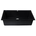 thumbnail image 6 of ALFI brand AB3020DI-BLA Black 30" Drop-In Single Bowl Granite Composite Kitchen Sink, 6 of 10