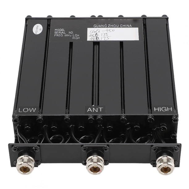 Duplexor de 6 cavidades UHF de 25 W para repetidor de radio tipo SGQ-450 (TX: 456,175 MHZ RX: 466,175 MHZ)