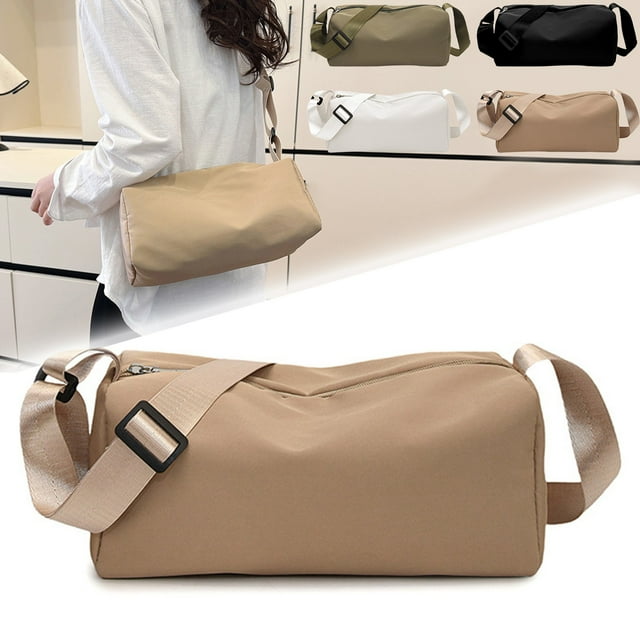 MORESEC 4Pcs Carry Your Daily Essentials with Ease Using This Shoulder Bag Crossbody Bag, a Water-Resistant Nylon Backpack with a Spacious Design, Perfect for Leisure, Travel, and Everyday Use
