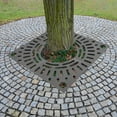 thumbnail image 6 of Modern Grey Tree Grate Composite Resin Tree Pool Cover Square Tree Grate 80*80*3cm for Yard Lawn Patio, 6 of 20