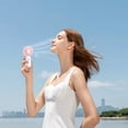 thumbnail image 4 of ChicYu Pocket Handheld Fan,Slim Foldable Travel Fan with Fast Charge,Heads for Commuting Silent Coolings Portable Fan Pink, 4 of 5