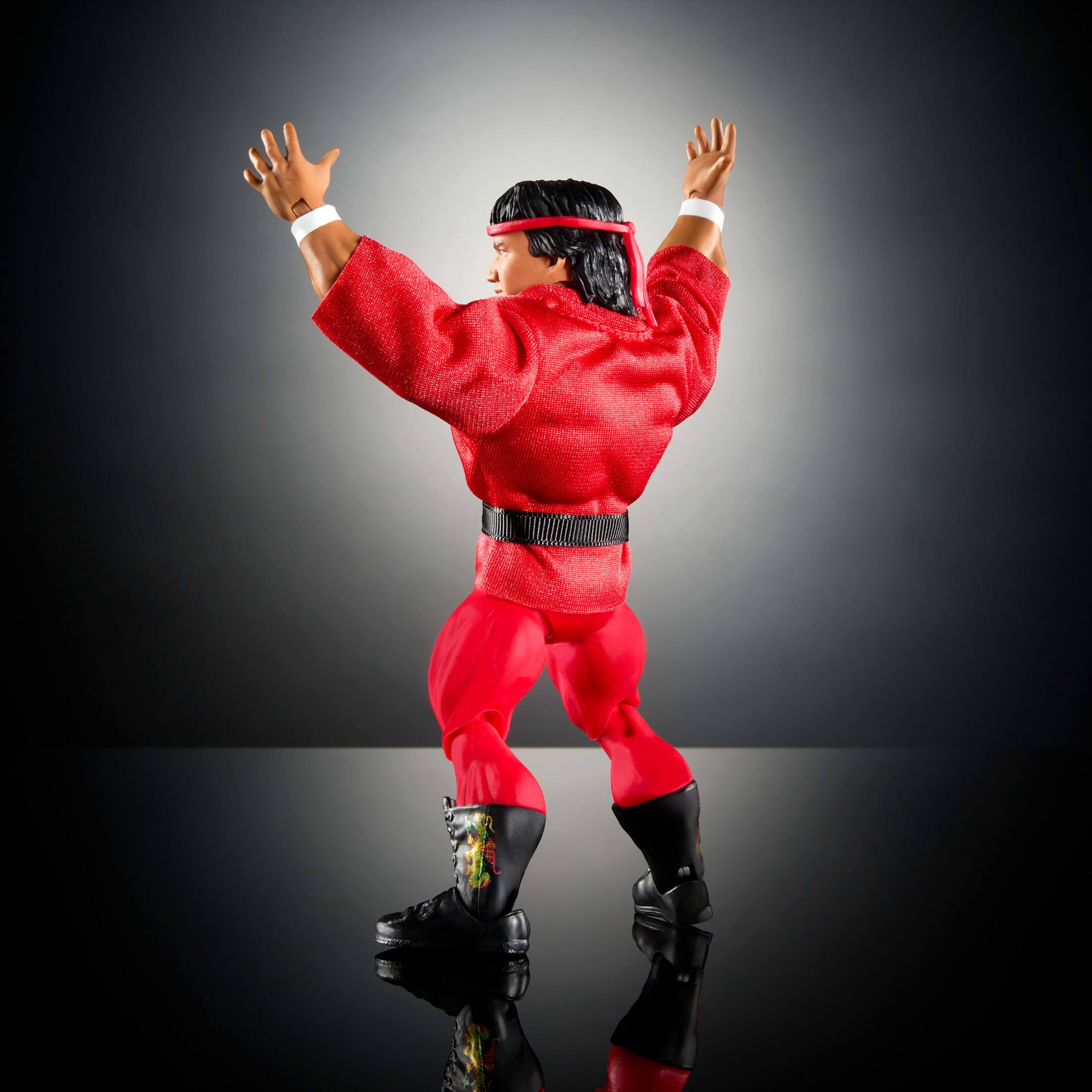 WWE Superstars Ricky “The Dragon” Steamboat Action Figure Set, Series 13 Retro Collectible, 6-inch