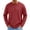 Red, variant on Men's Knit Round Neck Long Sleeve T-Shirt, Fashion Casual Pullover for Daily and Weekend Wear, Soft Stretchy Fabric Black L