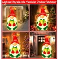 thumbnail image 2 of Vaso inflable navideño con forma de gnomo Renbuzhu 150 cm con luz, 2 of 8
