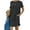 Black, variant on ZZwxWA 2025 Women's Summer T Shirt Dress Casual Round Neck Roll Up Short Sleeve Dresses Soft Comfy A Line Beach Sundress