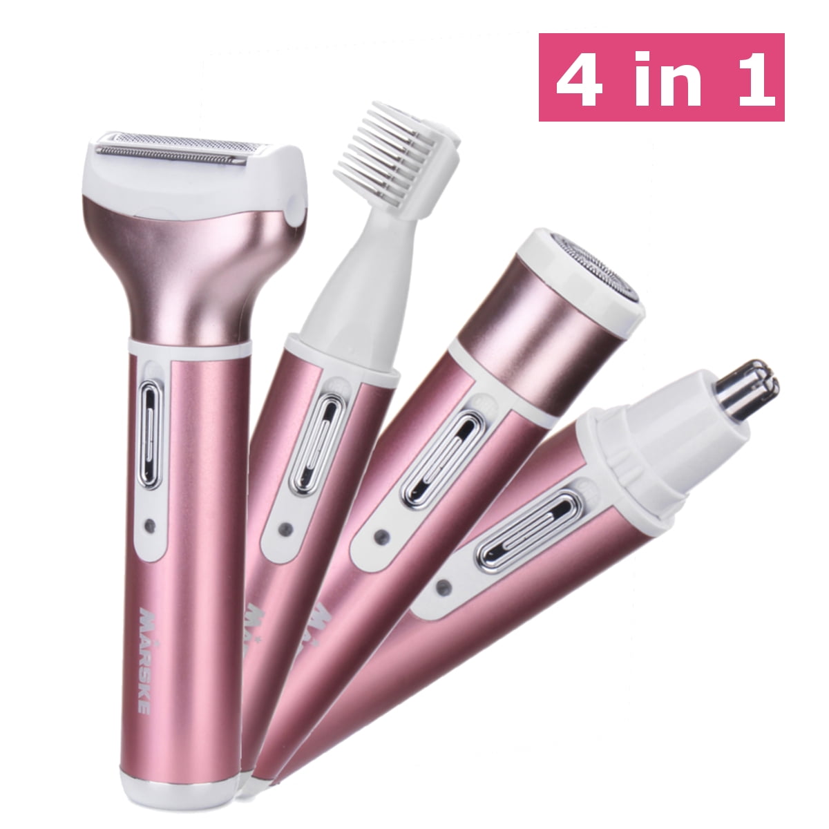 4 In 1 Mustache Electric Trimmer Facial Hair Clipper Kit Ear Nose