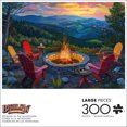 thumbnail image 2 of Buffalo Games Evening in the Mountains 300-Piece 21.25 x 15-inch Interlocking Jigsaw Puzzle for Adults Ages 14+, 2 of 6