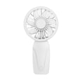 thumbnail image 2 of Cateissary Mini ventilador de carga USB para un funcionamiento silencioso y sin ruidos recargable con gran potencia eólica Electrodomésticos blanco, 2 of 6