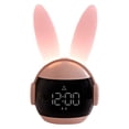 thumbnail image 1 of Cute Bunny Digital Alarm Clock For Kids Control And Rechargeable Sleep Trainer Clock For Boys Girls Bedroom, 1 of 8