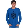 thumbnail image 5 of Triangle Eye Star Symbolic Spirit Long Sleeve TShirt Men Women Brisco Brands S, 5 of 6